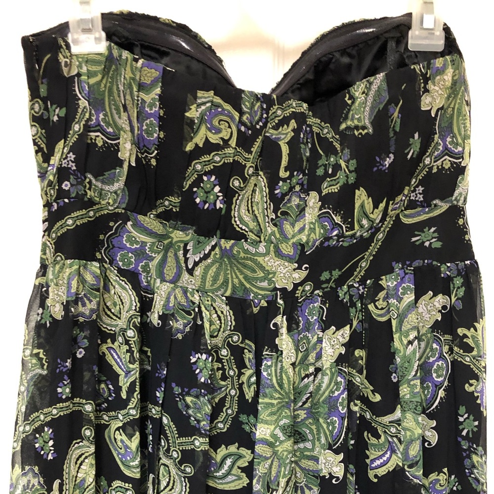 Gianni Bini Strapless Silk Maxi Dress - Picture 5 of 16
